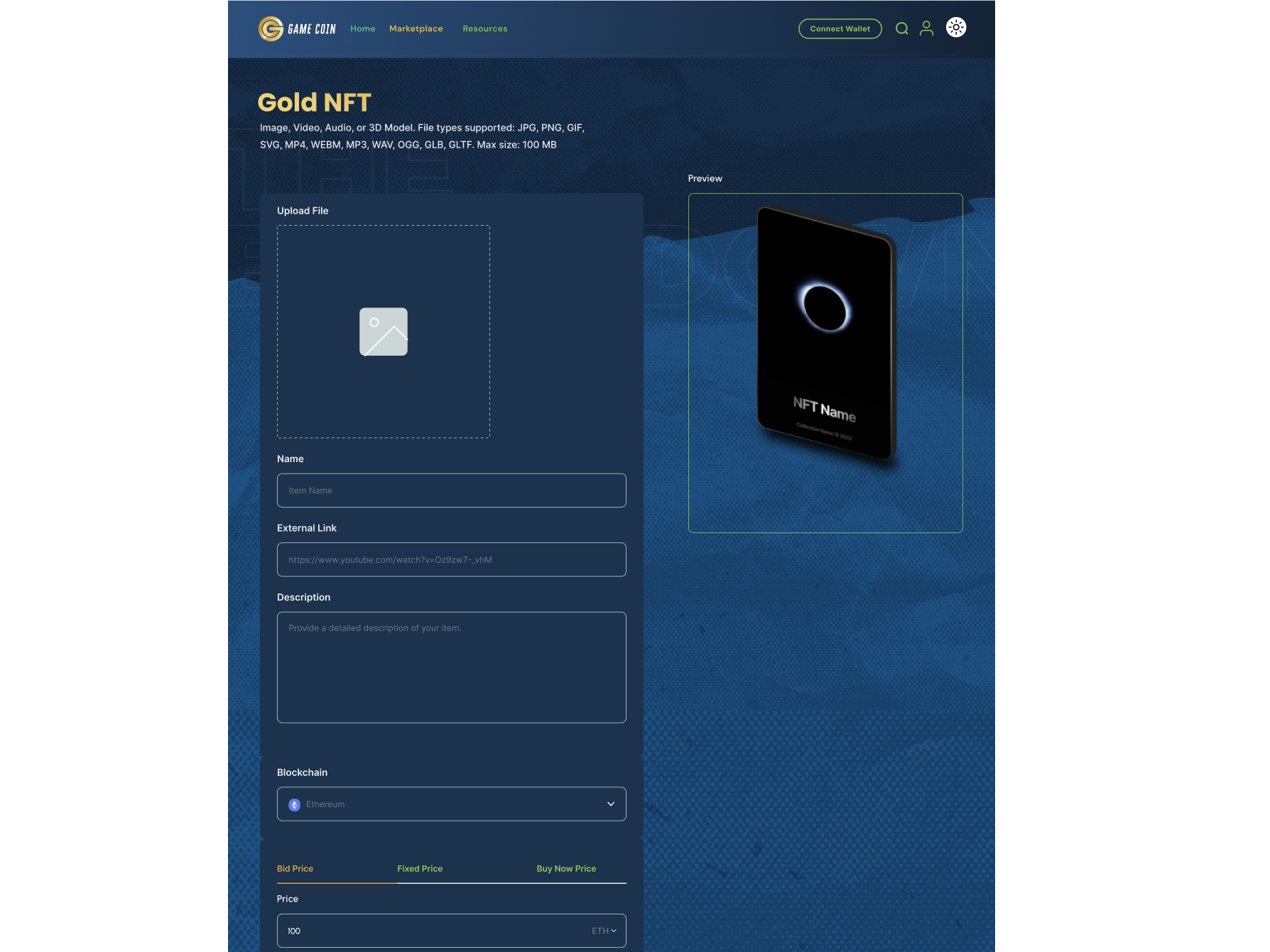 Gamecoin — screen 3